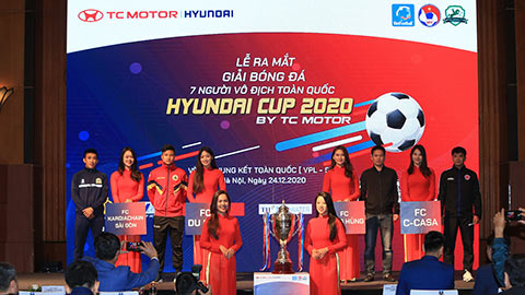 300 triệu đồng cho nhà vô địch VCK 7 người toàn quốc Hyundai Cup 2020