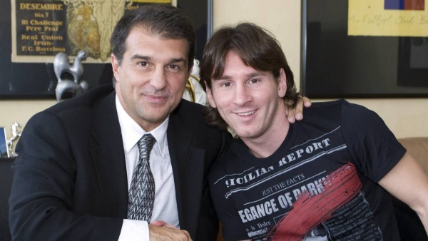 Ông Laporta và Messi có mối quan hệ thân thiết