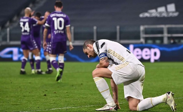 Bonucci và Juventus đã có một trận đấu thảm họa