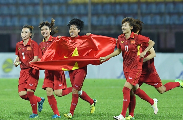 ĐT bóng đá nữ Việt Nam đứng thứ 5 ở khu vực châu Á 